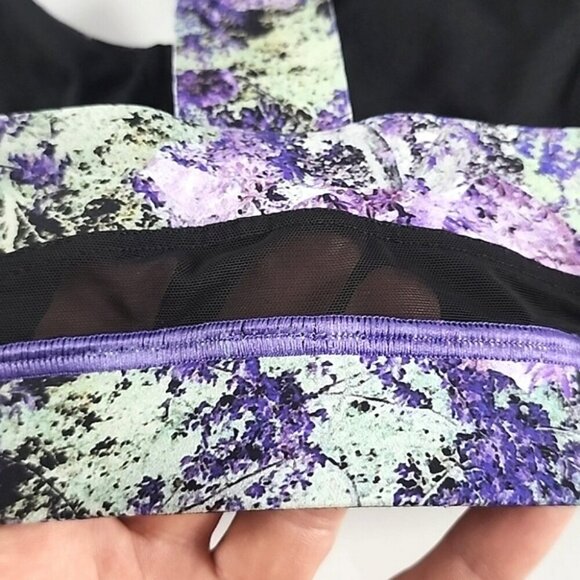 Lululemon Break Free Nulux Vivid Purple Sports Racerback Bra Scoop Neck Size 6 - Picture 5 of 12